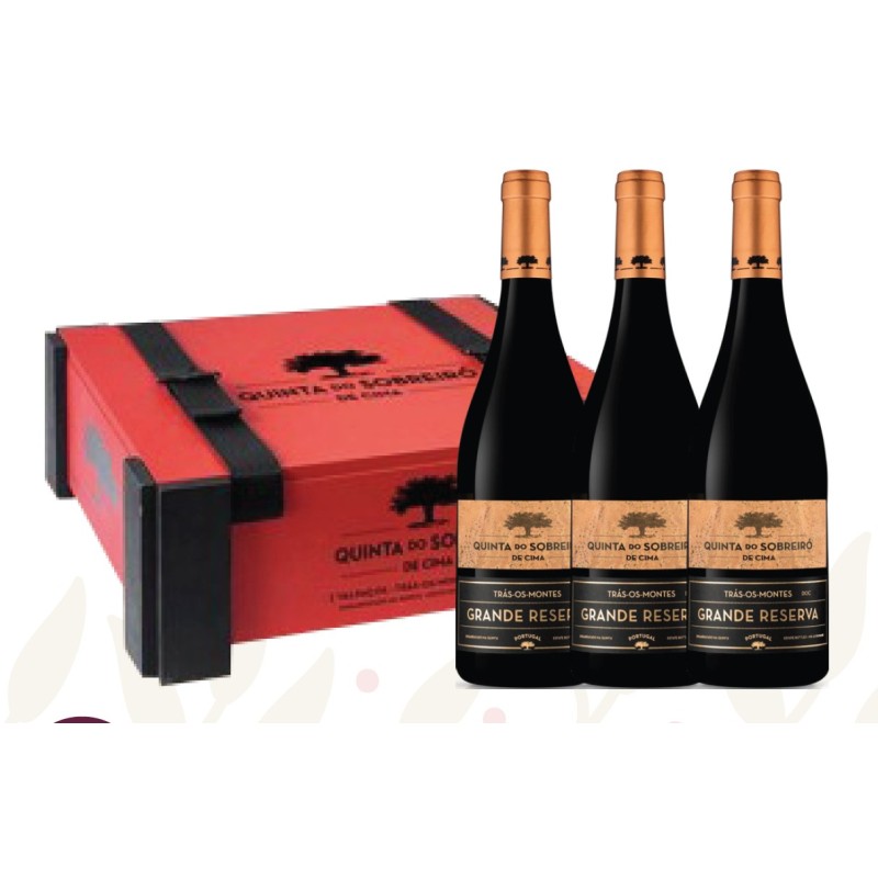 Conj. Qtª Sobreiró Gr.Res Tinto 3x75cl