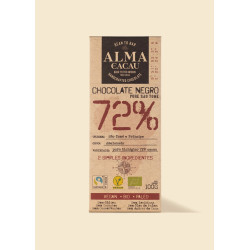 Tablete Alma Cacau 72%...
